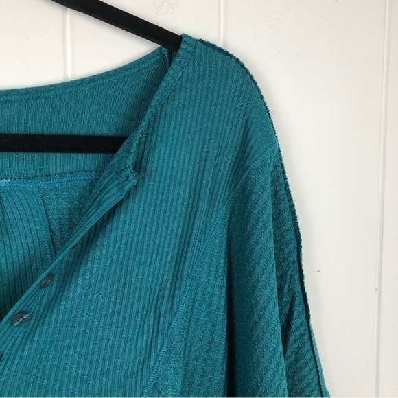 Free People Womens Leo Henley Shirt Small - Picture 7 of 14